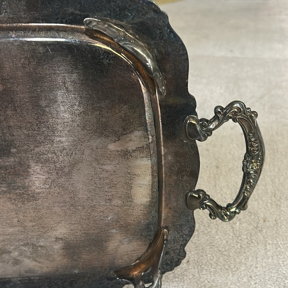 Ornate Silver Tray - Picture 5 of 8